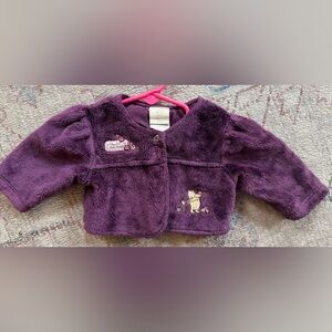 Vintage baby Winnie the Pooh cardigan